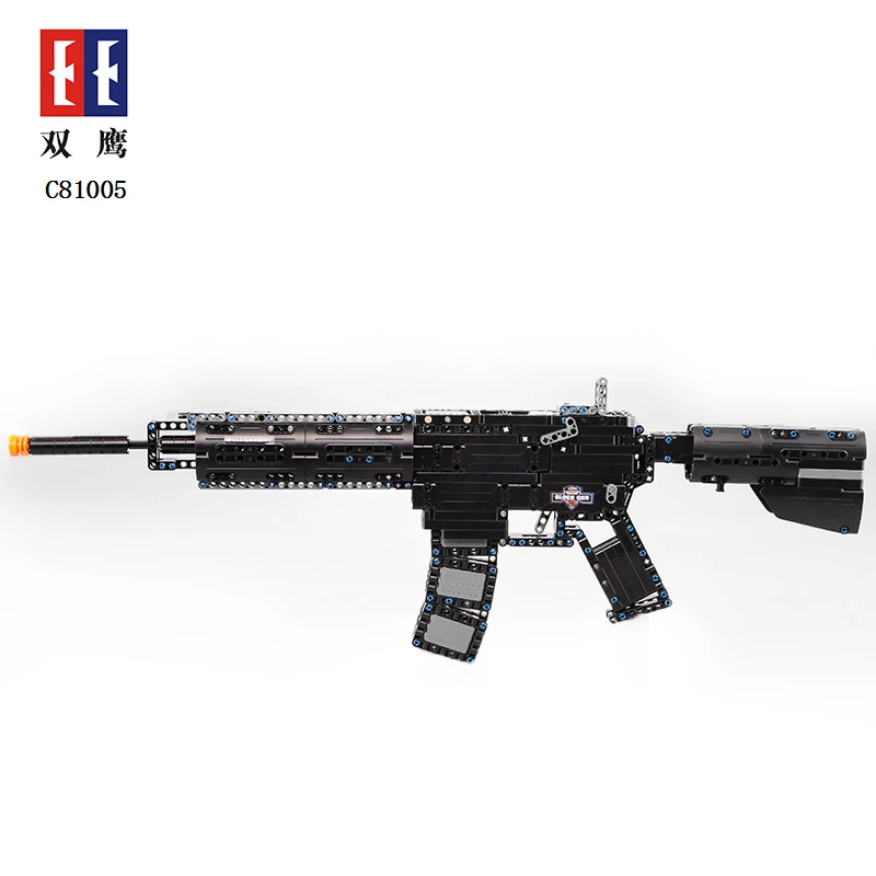 Винтовой револьвер SWAT Power GUN technic Arms модель сборного кирпичного набора Legoings