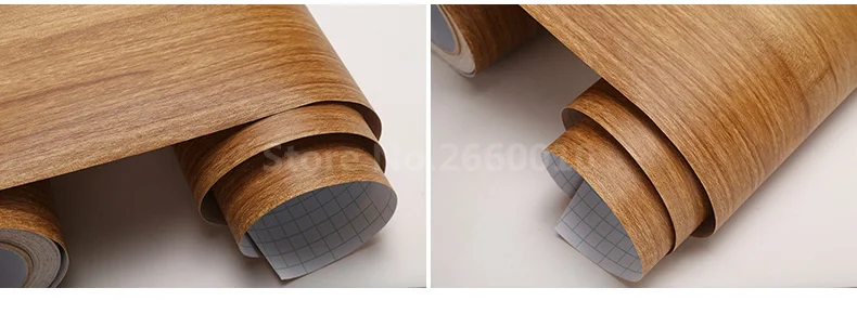Практичная мебель DIY Декор ПВХ самоклеющиеся деревянные обои наклейка для дома Наклейка для ремонта стола шкафа водонепроницаемая пленка