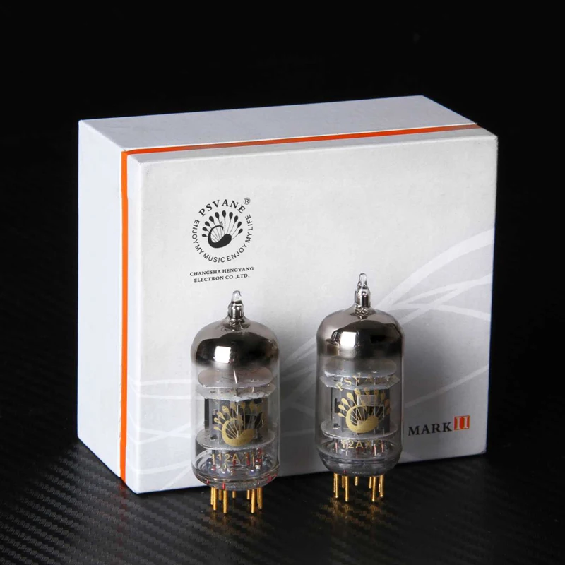 Новый 2 шт Psvane 12AX7 T (12AX7 12AX7B) подходящая пара вакуумных трубок Позолоченные булавки