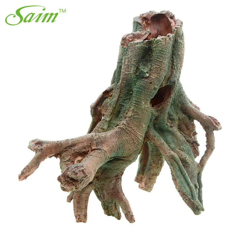 Искусственное дерево для аквариума Saim искусственное украшение из смолы имитация