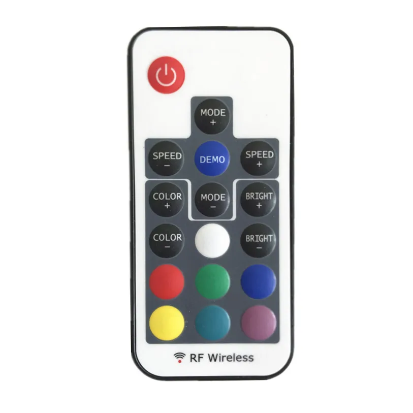 Светодиодная лента RGB 5 м SMD5050 Диодная с 17 клавишами контроллера адаптер 12 В 3 А