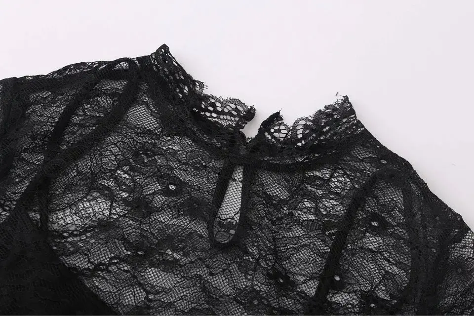 2016 женское весенне-осеннее кружевное платье из двух частей с длинным рукавом и