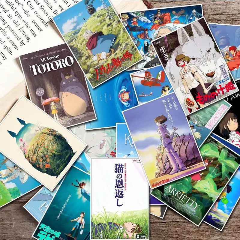 25 шт. Hayao Miyazaki аниме наклейка Тоторо/Унесенные призраками Мультяшные наклейки для