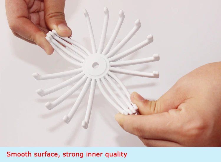 Пластиковая мини-вешалка для галстуков 20 галстуков/ремней/шарфов вешалка