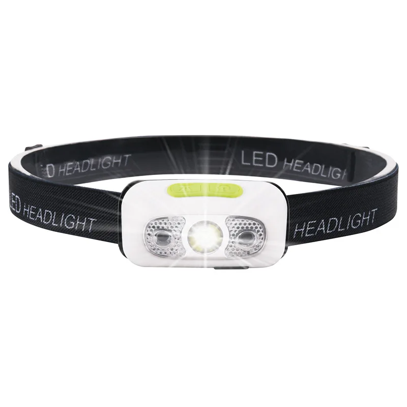 

LED new induction waterproof headlights USB charging strong light night fishing headlights