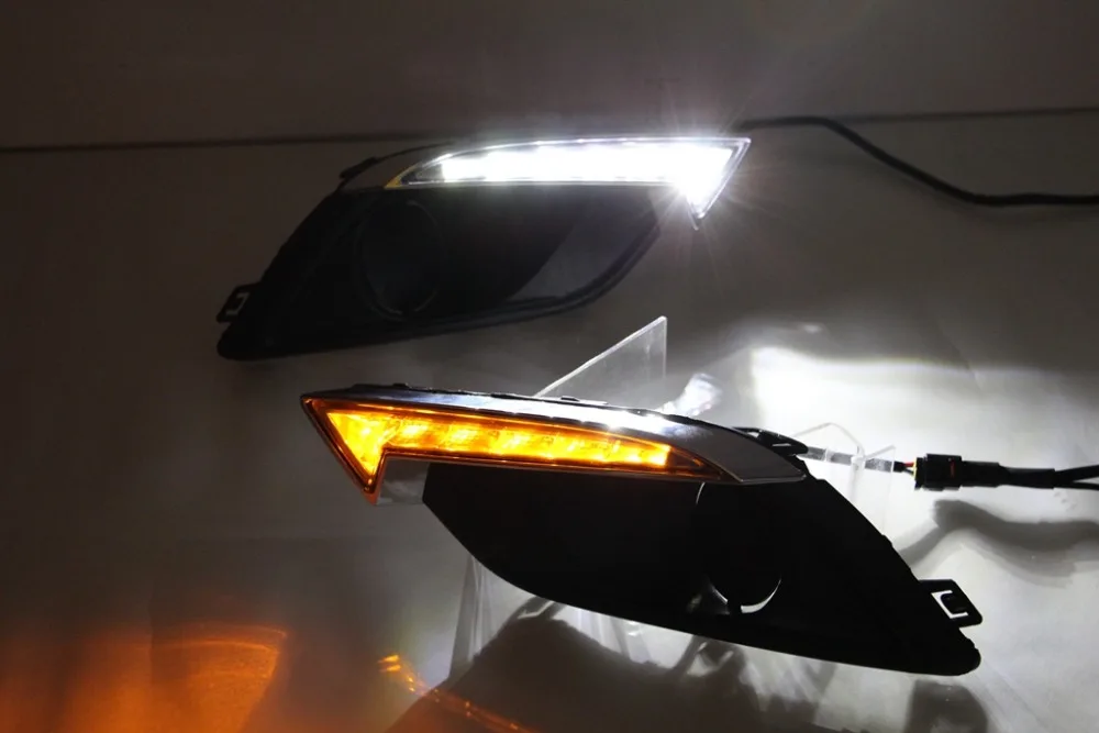 Карбо Светодиодный дневной светильник для Chevrolet Парус 3 2014 2015 DRL парус Дневной с
