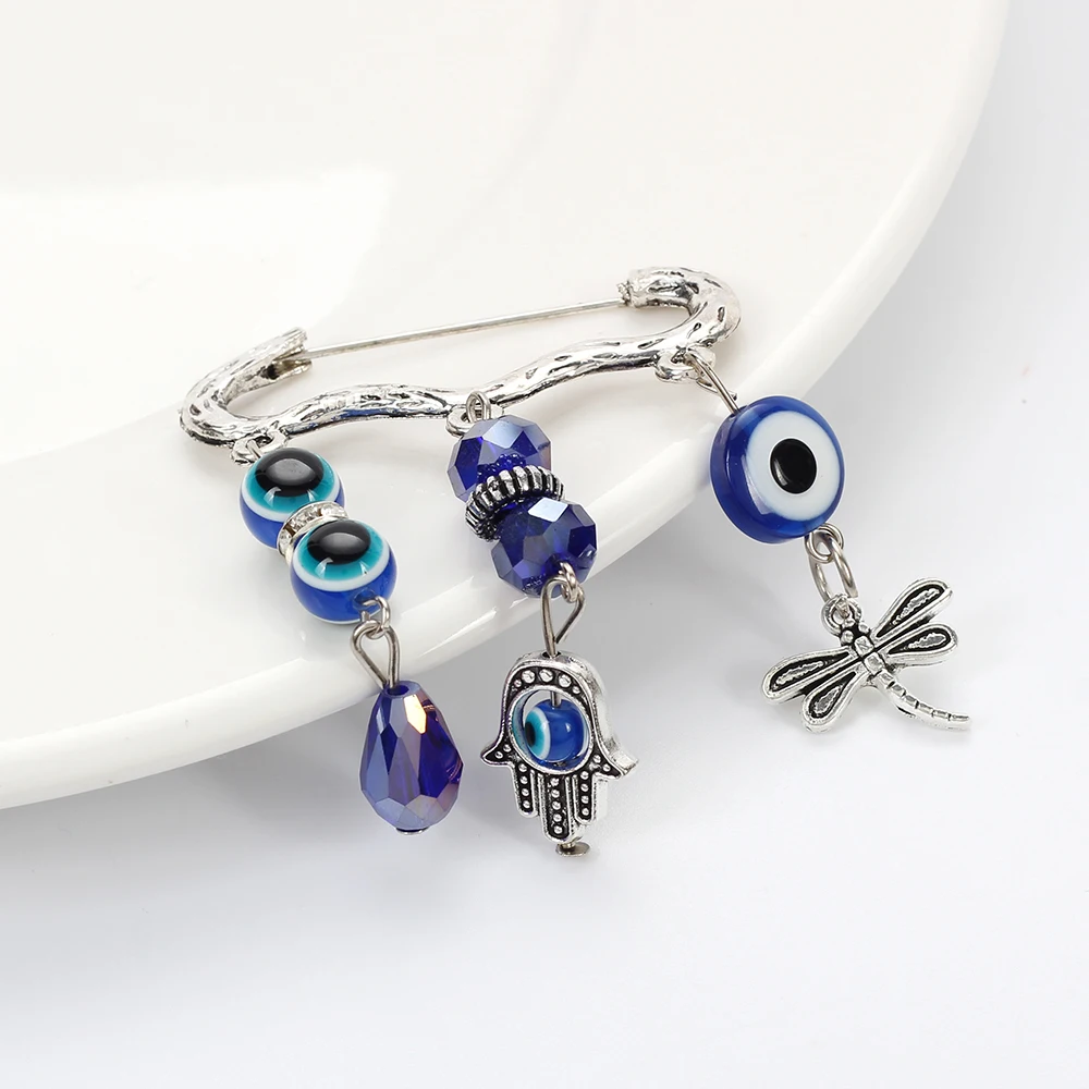MEIBEADS, Винтажная брошь из сплава от сглаза, булавки, металлические булавки для шарфа, брошь, серия, рождественский подарок, банкетные аксессуары для свадеб EY5066