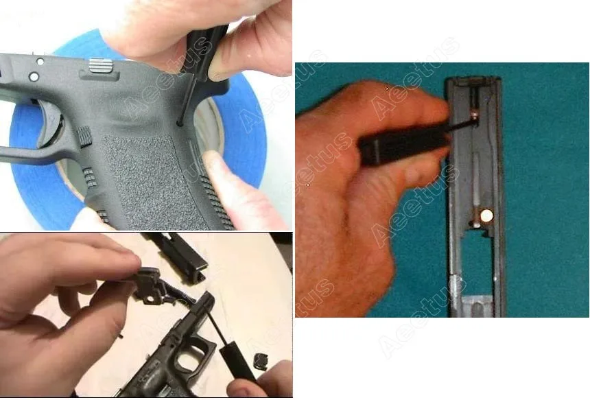 Инструмент для удаления винтов с передней ночной видимостью Glock + инструмент