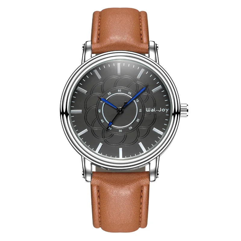 WJ-8108 Wal-joy мужские модные трендовые светящиеся стрелки роскошный Циферблат