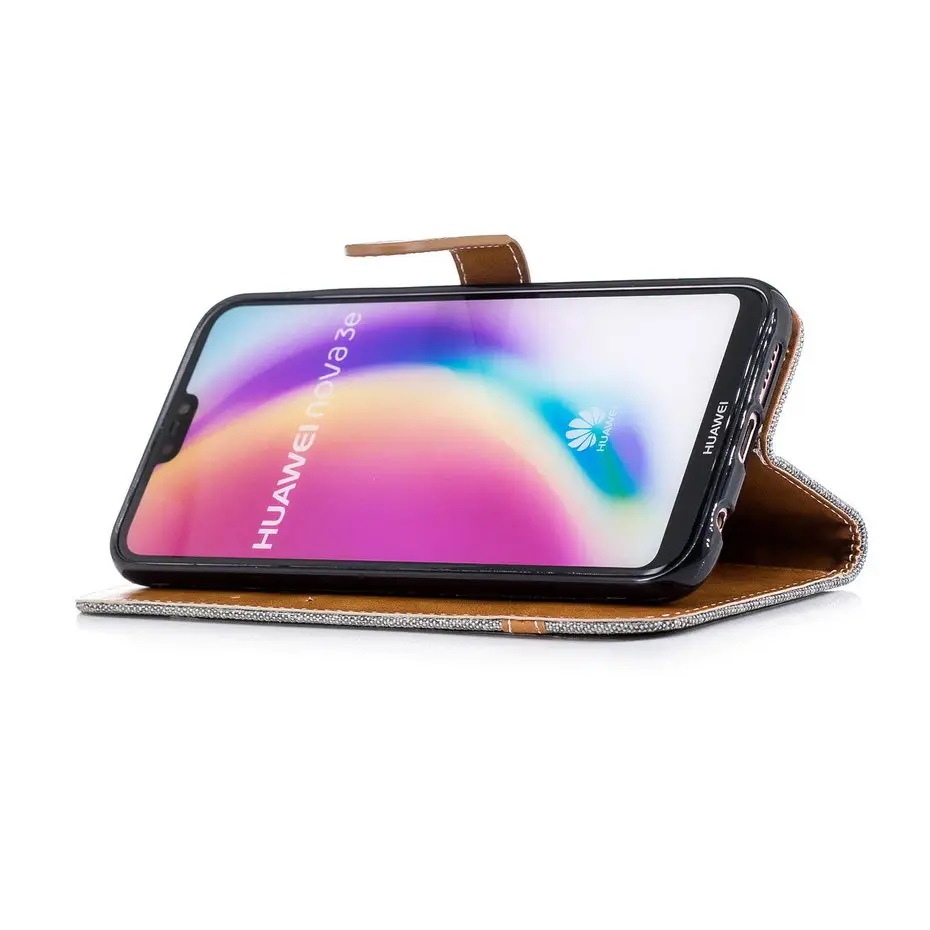 Чехол-книжка Desyner для Huawei P20 / Lite кожаный чехол-бумажник P 20 Pro Nova 3E чехлы с рисунком
