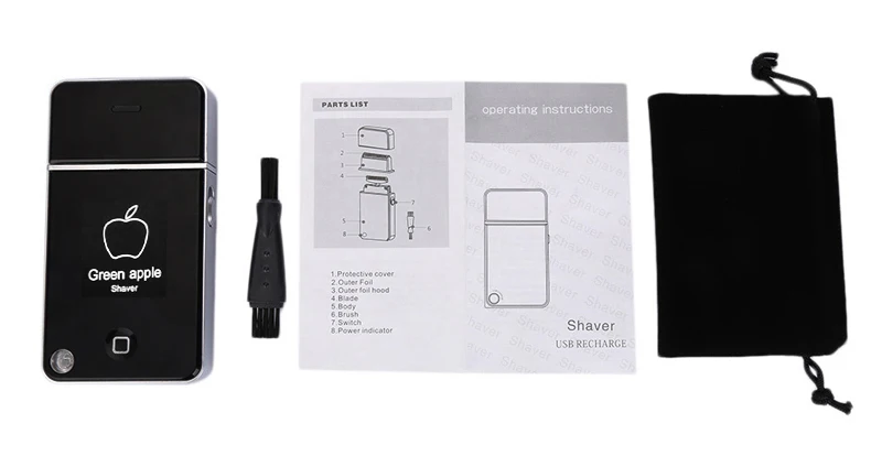 Kemei портативная бритва мини usb зарядка возвратно-поступательный Электрический станок для бритья для мужчин уход за лицом триммер для бороды
