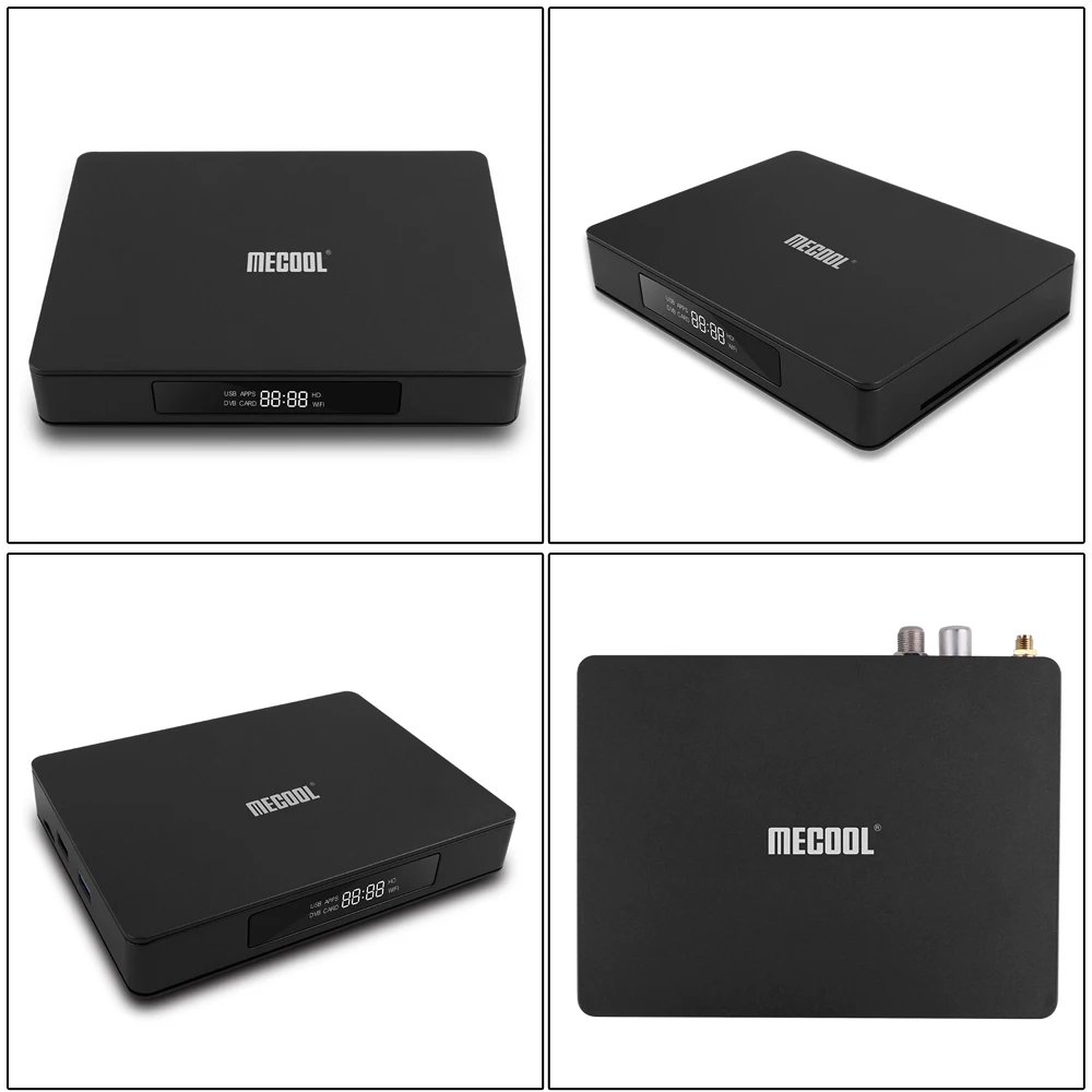 ТВ приставка MECOOL K6 Android 7 0 DVB S2/T2/C Hisilicon четырехъядерный 2 ГБ/16 ГБ 4K H.265 медиаплеер