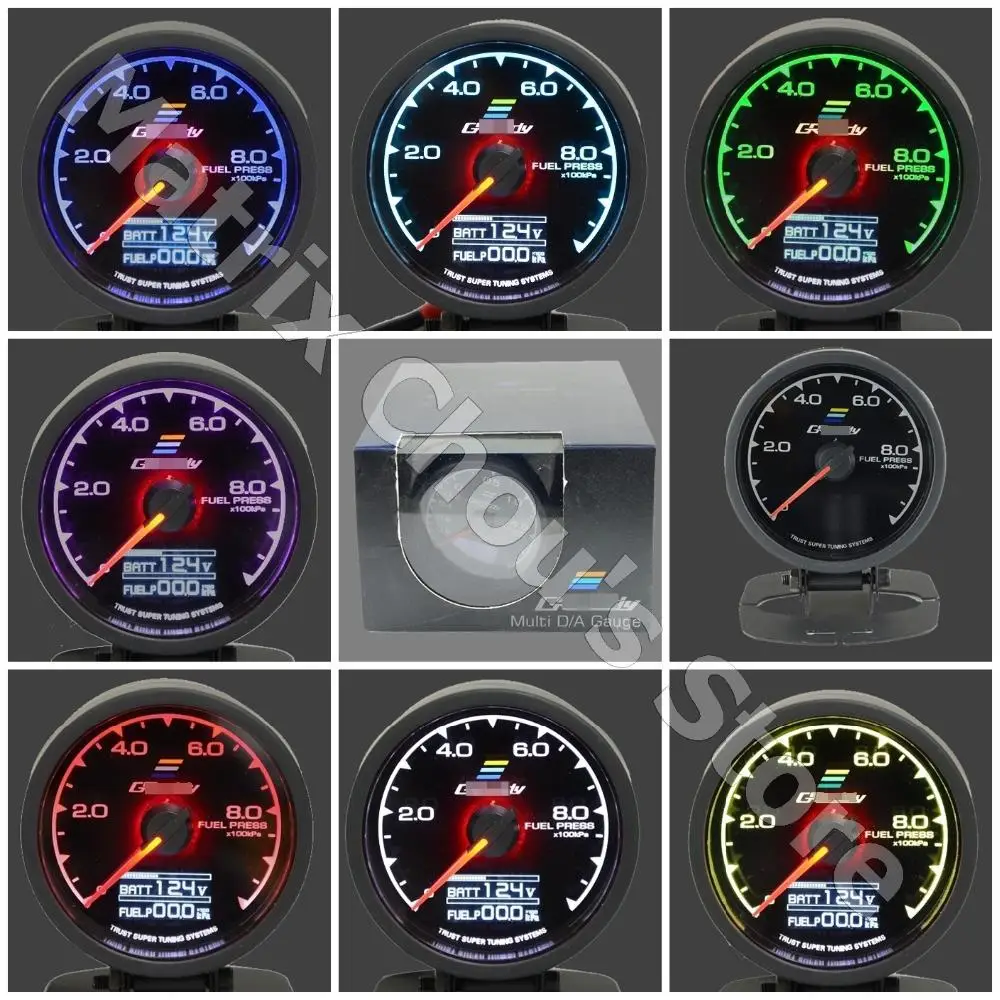 Gre ** y датчик топлива Пресс 7 светильник Цвет ЖК дисплей Дисплей с Напряжение е