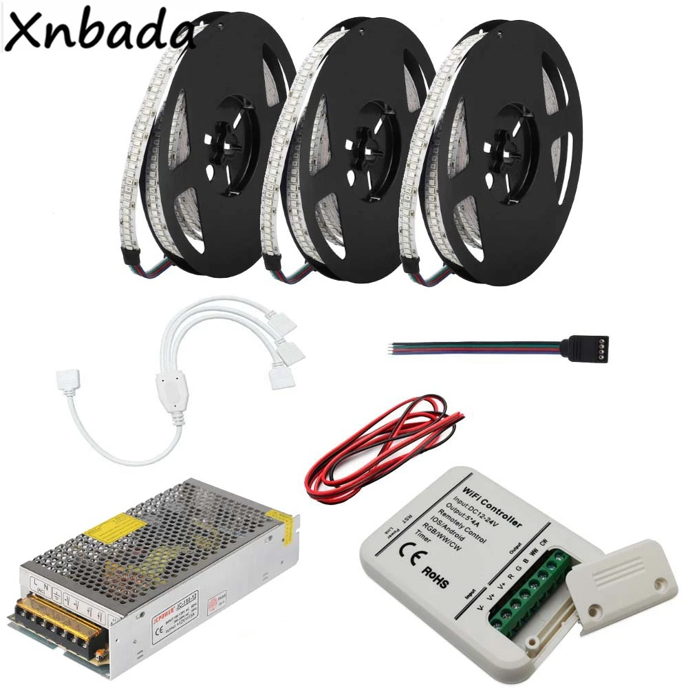 DC12V 2835SMD 234 светодиодов/m RGB Гибкая светодиодная лента с Magic Home WI FI светодиодный