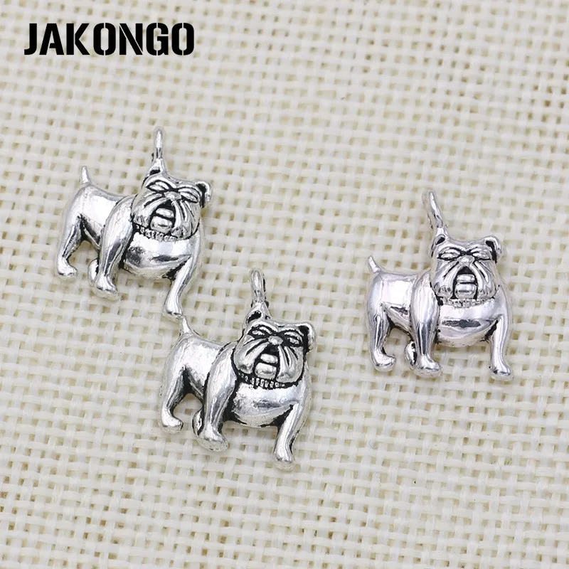 JAKONGO тибетские посеребренные Подвески с собаками для изготовления ювелирных