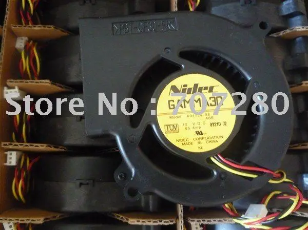 

New Original for Nidec A34124-58 9733 12V 0.65A For Cisco WS-C2950 Blower cooling fan