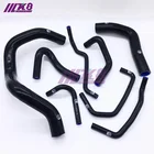 Силиконовый шланг радиатора для Mazda mx-5 nb 1800cc 1998-2004 красныйсинийчерный 8 шт.