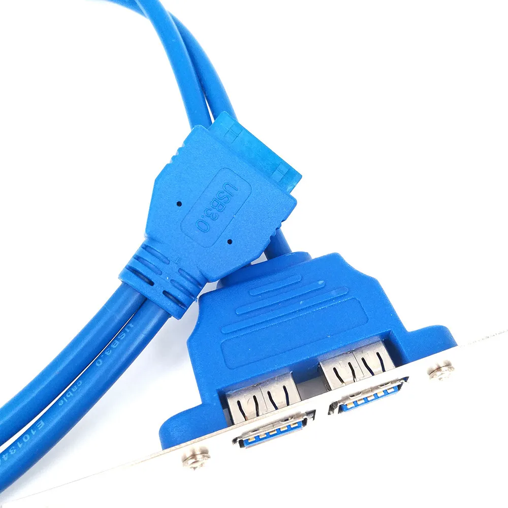 USB 3 0 обратно Панель скользящая Скоба для 20 контактный разъем кабель Горячая