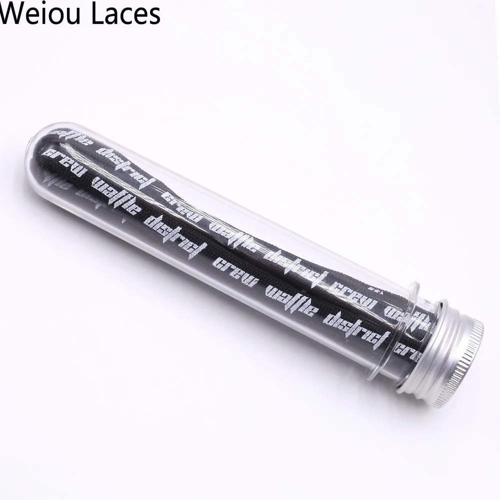 826 Test tube packag Weiou плоские печатные вафельные окружные шнурки, бежевые двухсторонние печатные подлинные шнурки для обуви, спортивные кроссовки SB на шнурке - Цвет: 826 Test tube packag