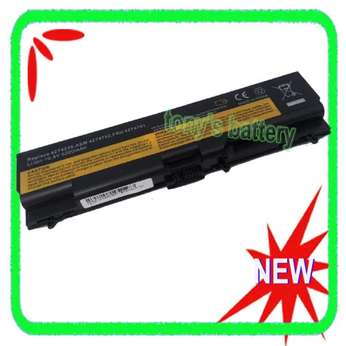 Аккумулятор для ноутбука Lenovo ThinkPad E40 E50 E425 SL410 SL510 T410i T420 T510 T520i W510 W520|laptop battery for