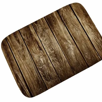 Wood Grain Retro Doormat for Entrance Door Carpet Kitchen Mat Bathroom Floor Mat Hallway Rugs and Carpets for Living Room Tapete - Цвет: G