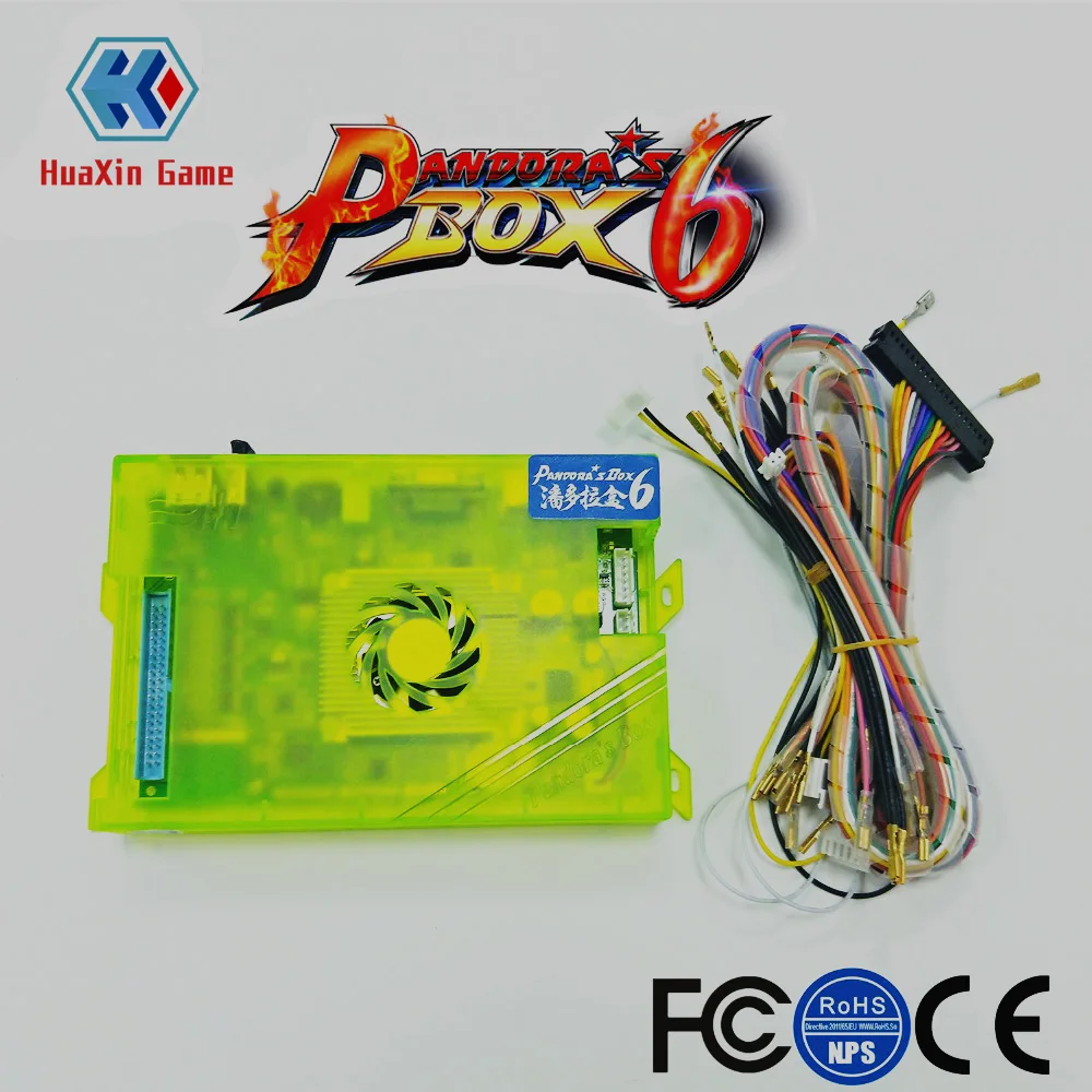 2 игрока DIY аркадный набор Pandora box 6 1300 в 1 игровая доска и 5Pin джойстик Американский