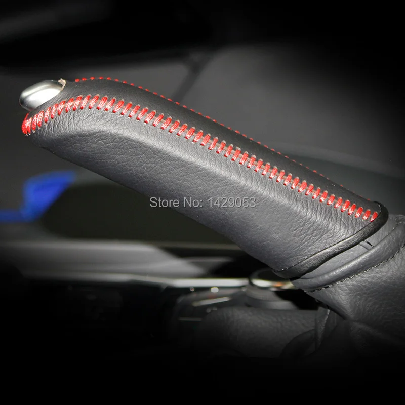 

Чехол для PEUGEOT 508, чехол с ручным тормозом, «сделай сам», Стайлинг автомобиля, ручные тормоза из натуральной кожи, автомобильные принадлежнос...