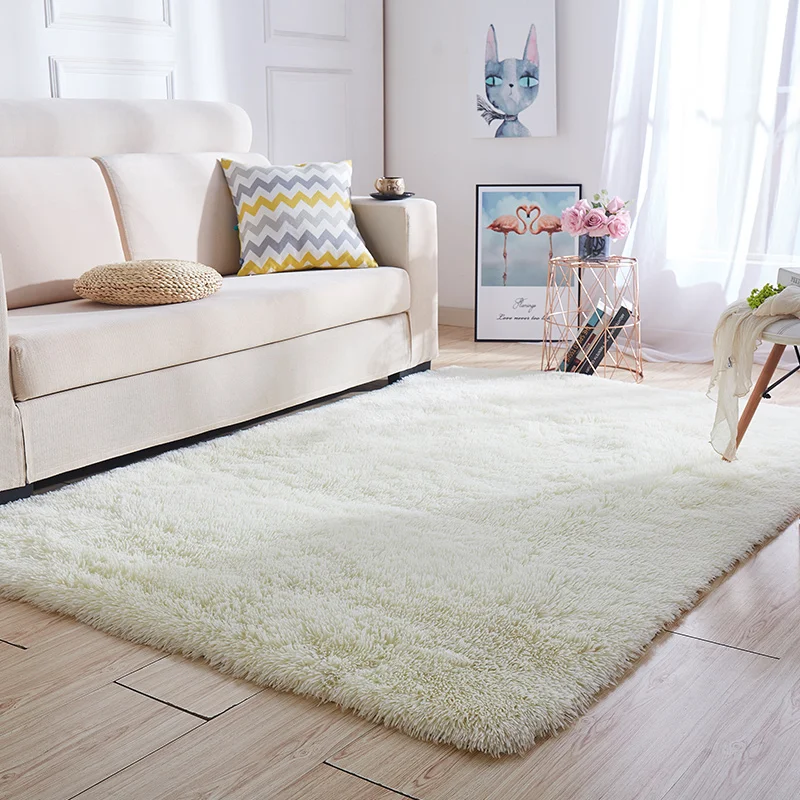 Европейское современное прямоугольное одеяло с длинным ворсом нескользящий