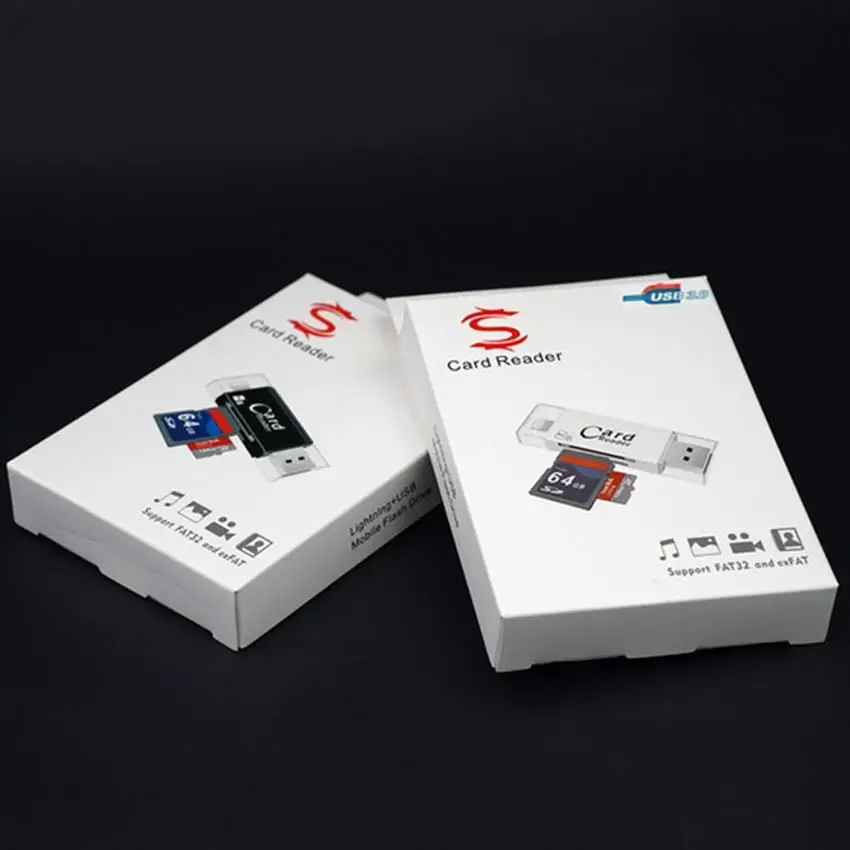 USB iFlash Drive Stick SD/TF устройство для чтения карт памяти ipad iPhone X 11 5 6 7 Plus|memory card reader