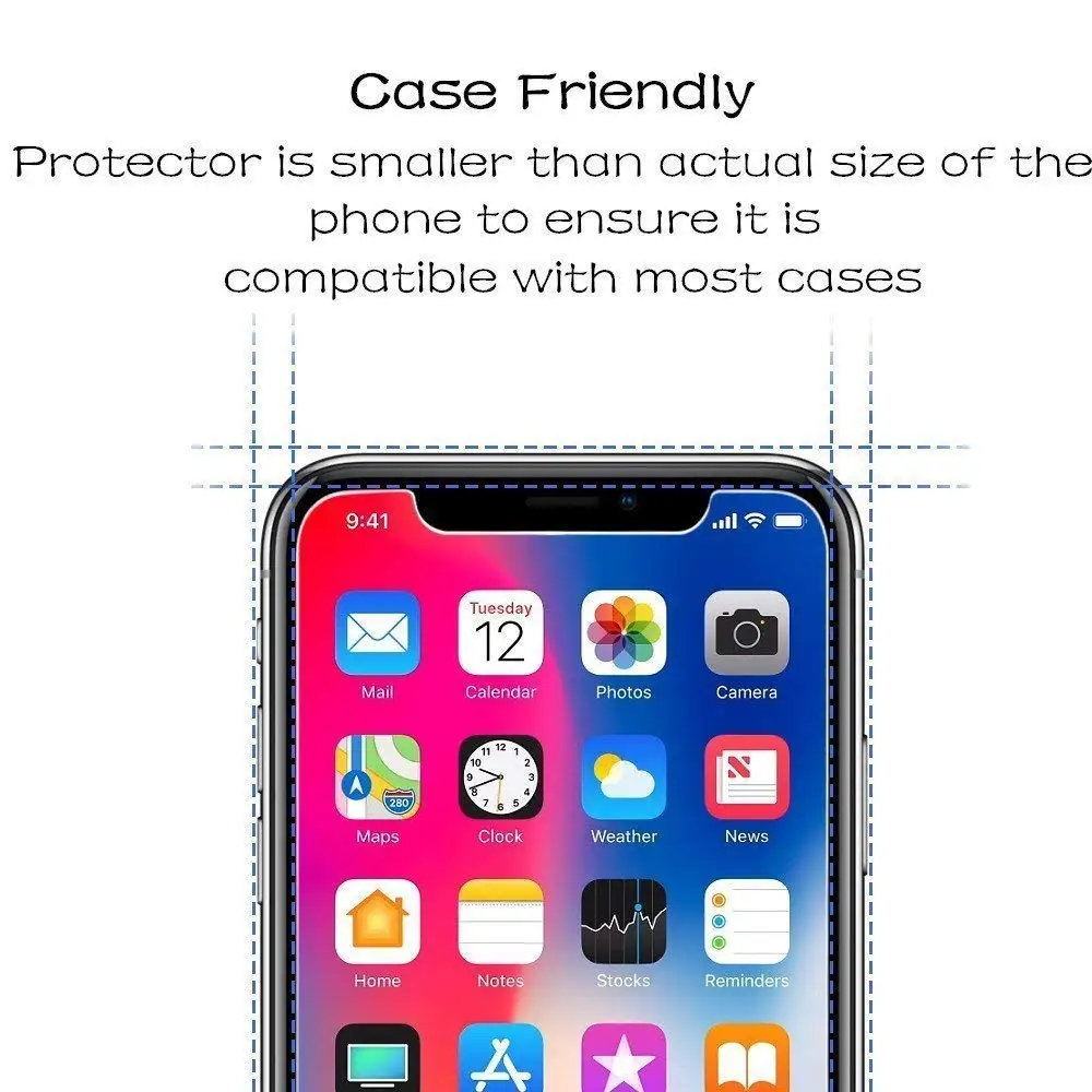 9H 2.5D 0 26 мм HD высококачественное закаленное стекло для iPhone 7 6 6S 8 Plus 5 5S 5C RONICAN