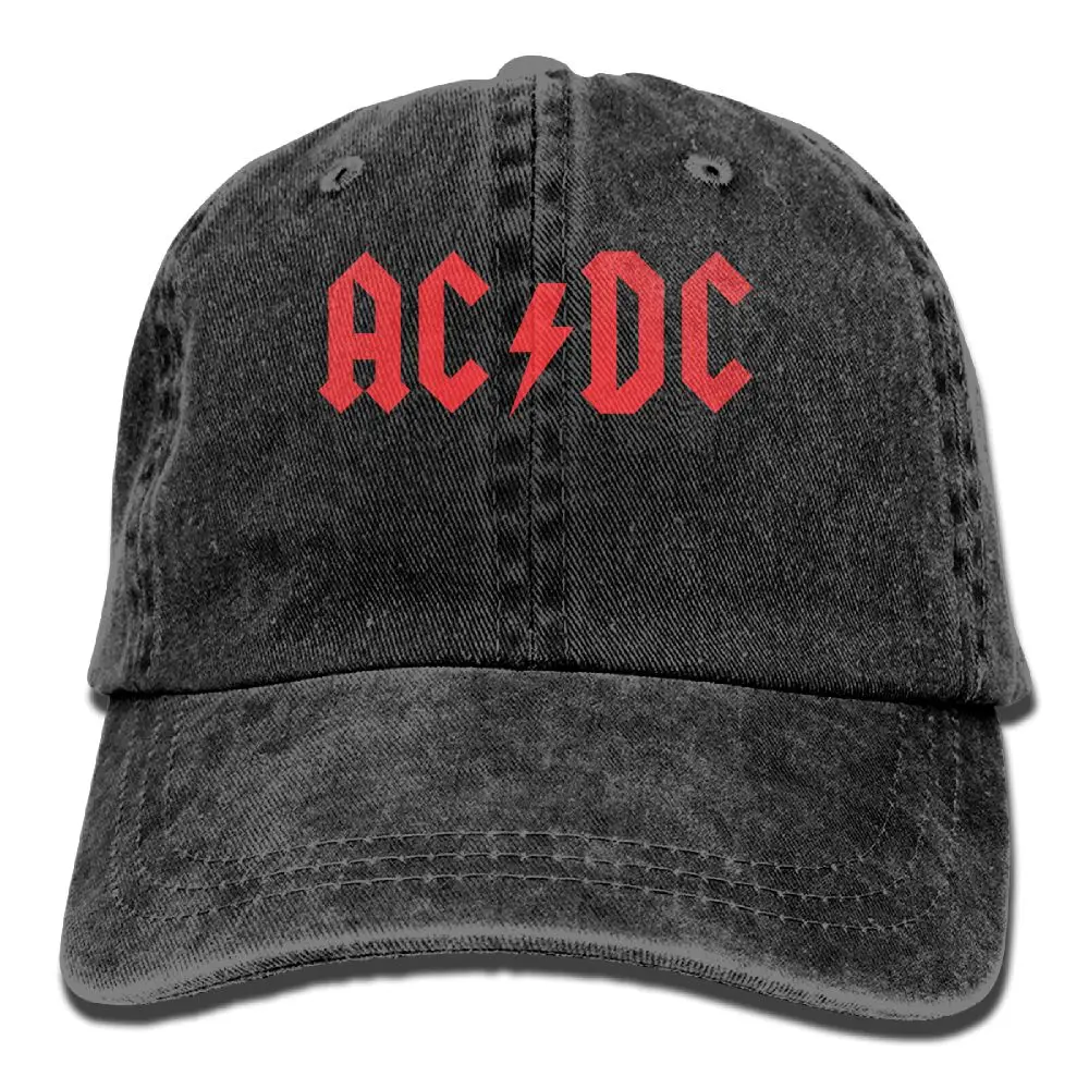 SAMCUSTO acdc 3D Творческая личность Промытые джинсовые шапки осень лето для мужчин женщин гольф солнцезащитный козырек хоккейные шапки - Цвет: Сиренево-синего цвета
