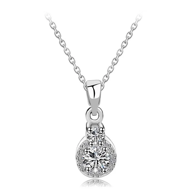 Цельнокроеное платье слайд AAA Циркон Подвеска цепи сплава ключицы колье Цепочки