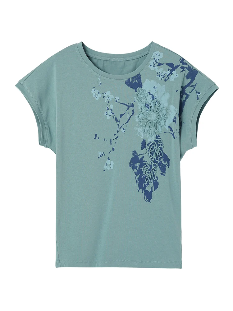 

Kind T-shirt, Short Sleeve, New Pure Cotton, Summer 2021 Korean Version Loose Lady's Leisure T-shirt, Simple T-shirt and Clothes