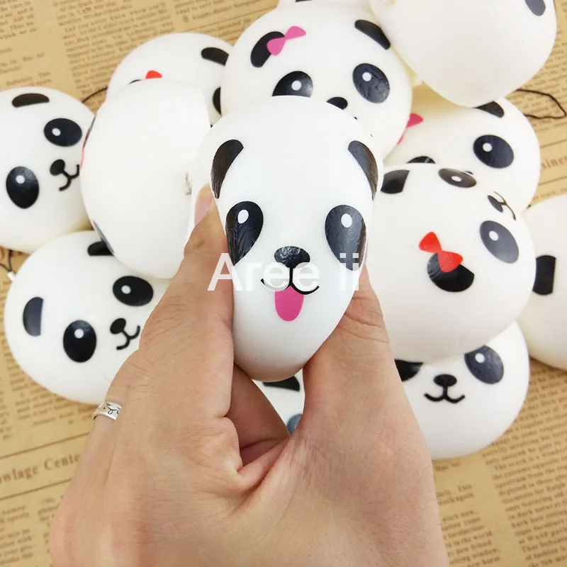 1 шт. 7 см панда мягкие коллекционные Kawaii Булочки Хлеб еда игрушка подвеска |