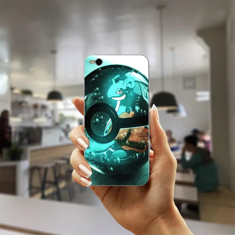 Cute Cartoon Pokemons Pika Go Mobile Phone Case for Sony Xperia M2 M4 M5 E3 E5 T3 XA Z Z1 Z2 Z3 Z4 Z5 Compact HTC | Мобильные
