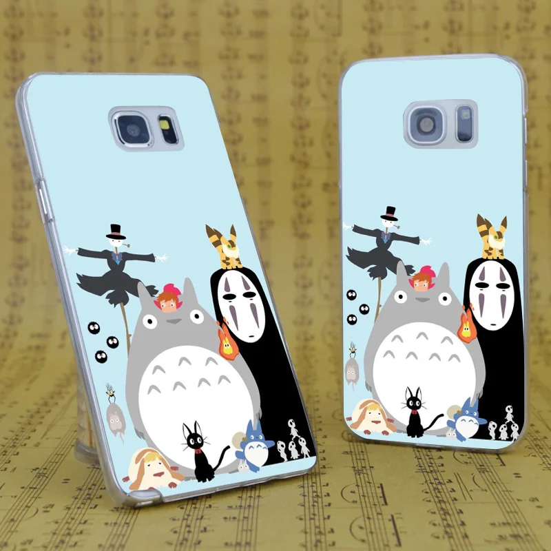 Dream Фокс b4063 Тоторо Мононоке Прозрачный жесткий чехол для Samsung Galaxy S 4 5 6 7 8 мини край