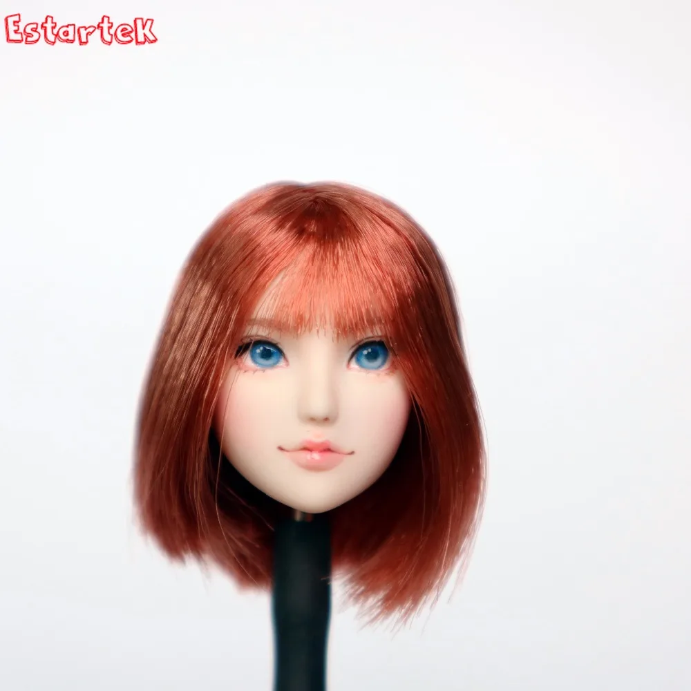 Estartek KE063 ручная косметика по индивидуальному заказу 1/6 обитсу красные короткие