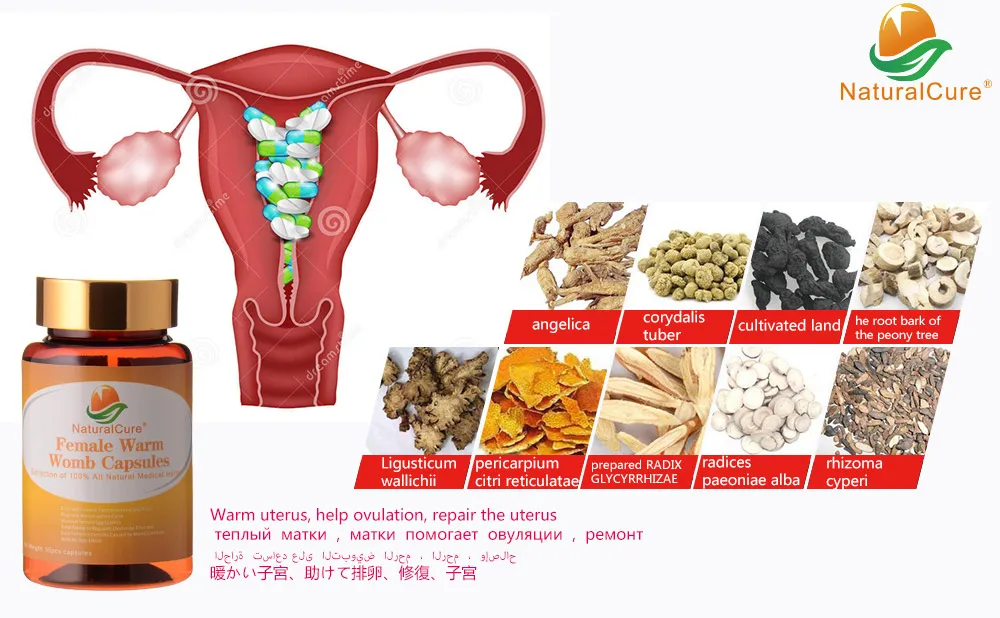 NaturalCure женские теплые капсулы для матери помогают при боли MC и регулируют