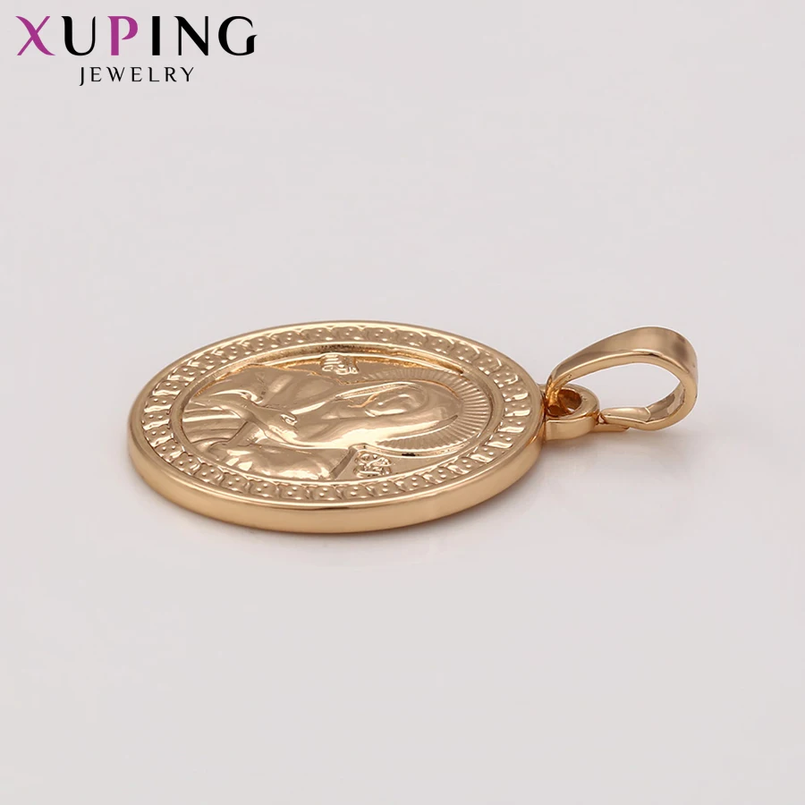 Xuping модное Очаровательное ожерелье с подвеской Иисусом Серис позолоченное для