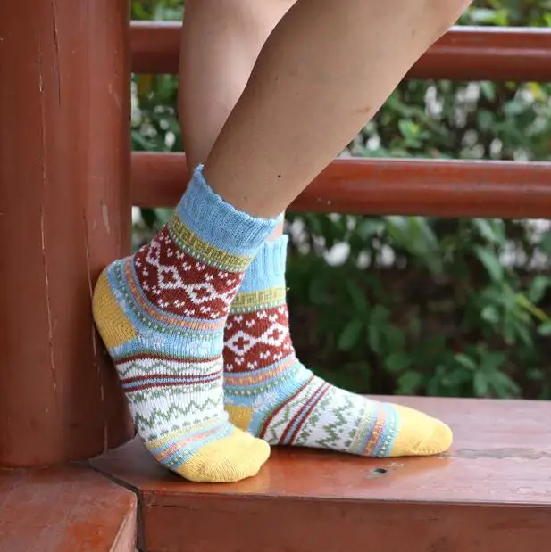 20pcs=10pairs/lot wool Womens Fashion terry Socks Winter keep warm thick sox multi colors high quality women's female woman sock