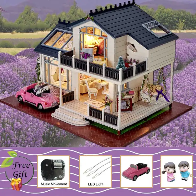 A32C Cutebee кукольный дом мебель миниатюрный кукольный домик DIY миниатюрный дом комната коробка театр игрушки для детей наклейки DIY кукольный домик A - Цвет: A32C