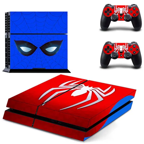 GYTM1618 Человек-паук PS4 Кожа Наклейка виниловая для sony Playstation 4 консоль и 2 контроллера PS4 Кожа Наклейка - Цвет: GYTM1618