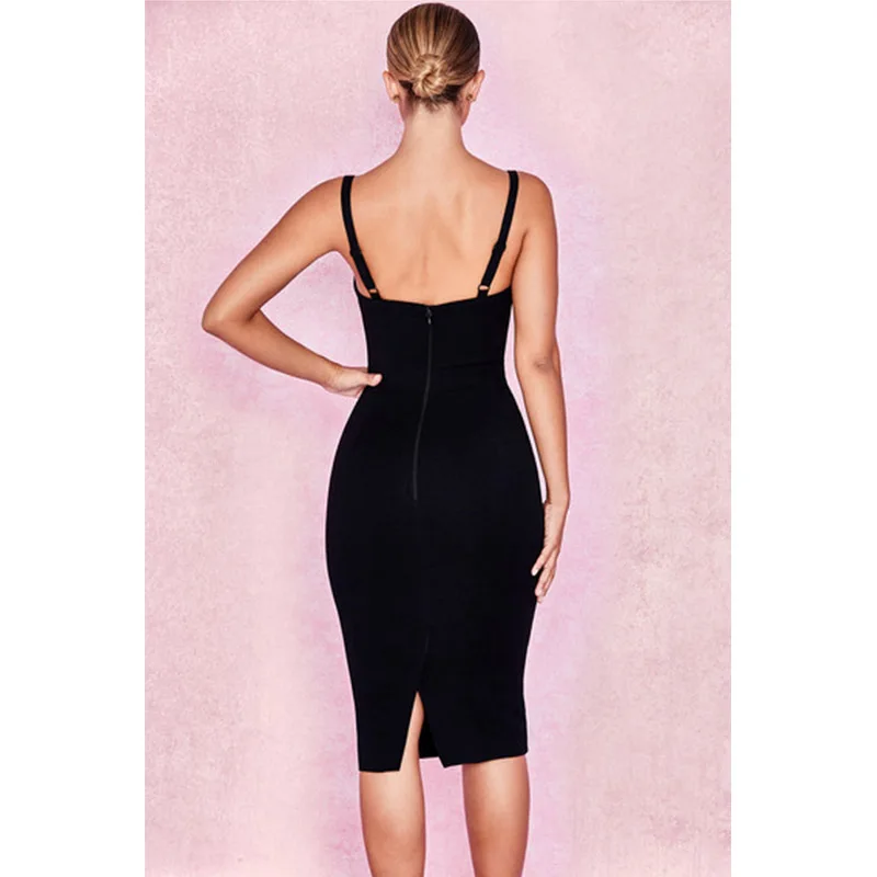 Настройки Бандажное платье Vestidos Verano Розовый Креп платье с корсетом Bodycon клуб знаменитостей вечерние 4053