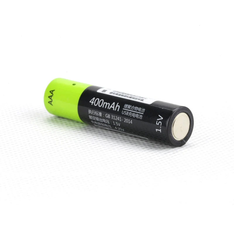 4 шт ZNTER 1 5 V 400 mah usb AAA аккумулятор mAh литий полимерный ионный li po не включает