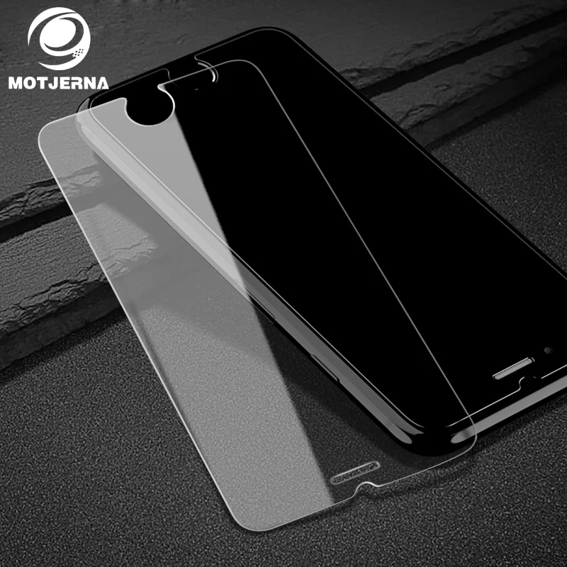Motjerna Tempered Glass For iPhone 6s 7 8 6 Plus Screen Protector X 4 4S 5 5S SE 5C Protective Transparent Touch Film |