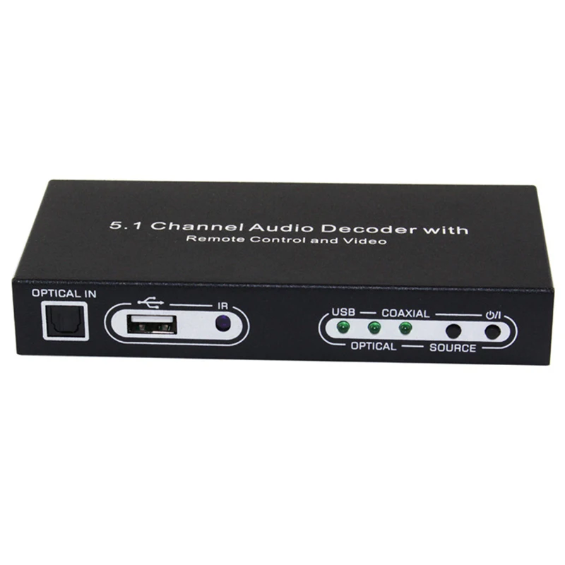5 1 канальный аудио декодер AC3 DTS цифровой оптический SPDIF Toslink/коаксиальный 5.1CH