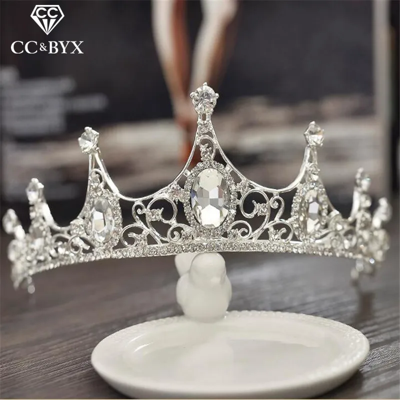 CC тиары короны обручальные Обручальные украшения со стразами роскошные