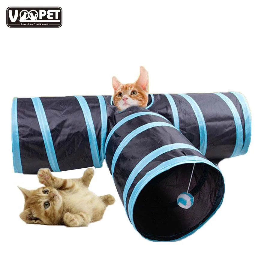Игрушка для кошек Voopet туннель игрушка собак трехполосная туннельная музыкальная
