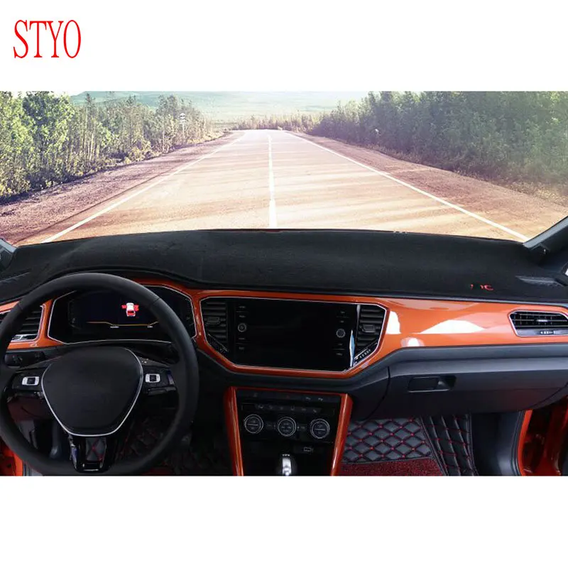STYO коврики для приборной панели автомобиля защиты от светильник настольные LHD VW T