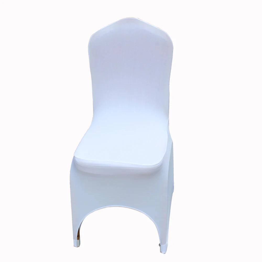 Лидер продаж 50 шт./лот Универсальный Белый растягивающийся Чехол для стула из
